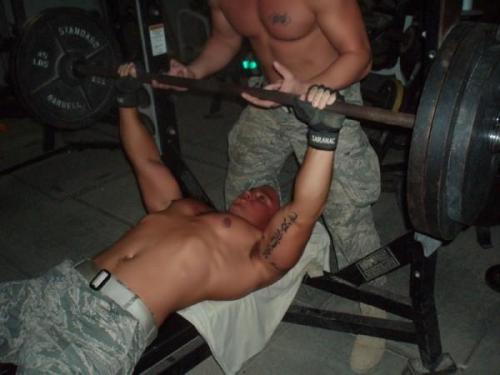 A smart Jock doesn’t lift alone, and when a Airmen is part of the Unit he never has too.