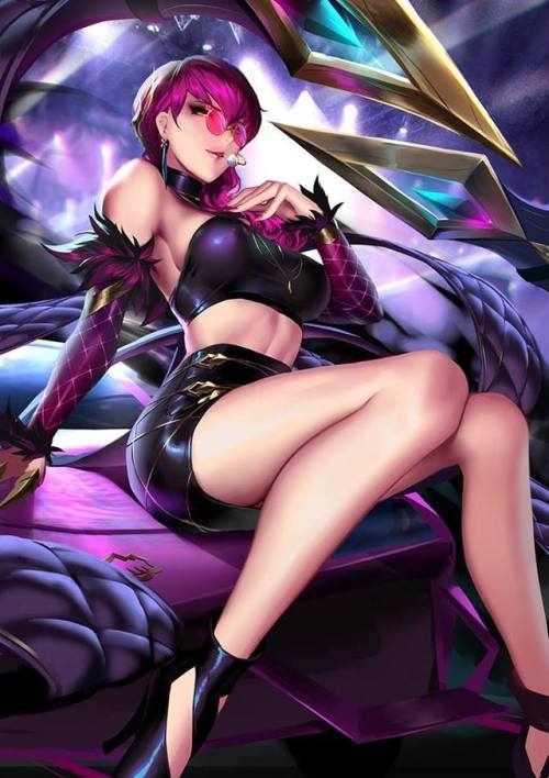 K/DA EVE! Almost the end of November~Completed! Hope you guys like her and don&rsquo;t forget to