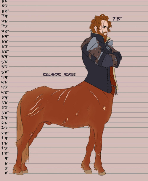  the long awaited centaur au side by sides!! along w some individuals bc i know tungle will absolute