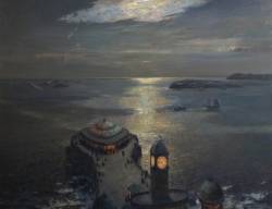 huariqueje:    Plymouth Sound by Moonlight