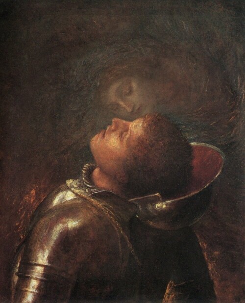 fawnvelveteen:    George Frederic Watts: The Happy Warrior   