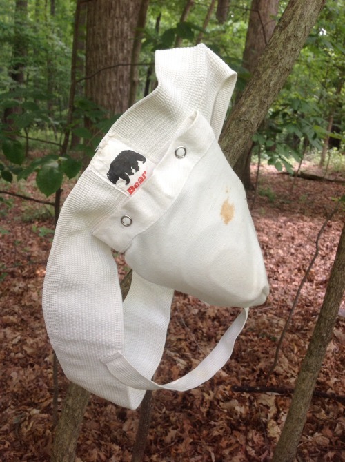 totalcup:  You always knew that bears did more than one thing in the woods. Bear Brand cupjock.  Not sorry about the stains… 