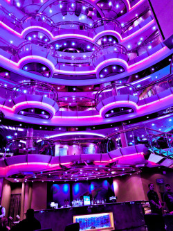 neon-vice: Onboard Royal Caribbean’s “cruise ship “Radiance of the Seas” Photo and edit by me.  