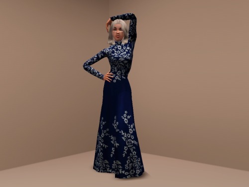 jamiegirlposts: TS4tTS3 My Wedding Stories Kit dress converted to the TS3. This is my favorite dress