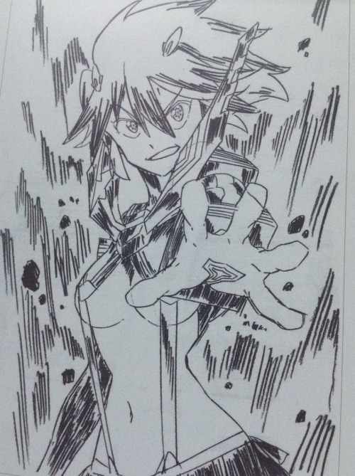 Porn photo iorishiro:  Some Ryuko (and Satsuki) sketches