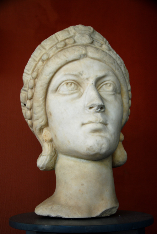 myglyptothek:Portraint of empress. Valentinian era. Second half of IV century AD. Marble. Museo Arch