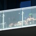 Saw these 2 girls way up at the Cosmo. Why is it the dude has clear glass and the