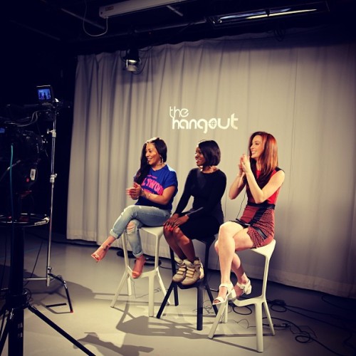 mutyakeishasiobhanBehind the scenes of our Google+ Hangout. It was lovely to celebrate the Flatline 