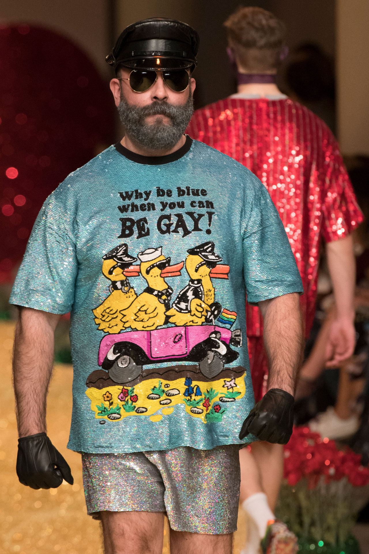 gughhbby: analife: Ashish // Ready to Wear - Fall 2017 ~ “Why be blue when you
