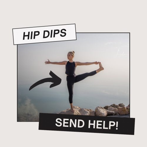 HIP DIPSWhile you might think that hip dips is something which is inherited and can’t be changed, hi