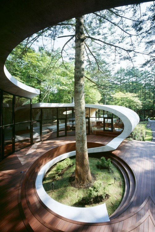 nonconcept:  Shell by ARTechnic Architects, Kitasaku, Nagano, Japan. 
