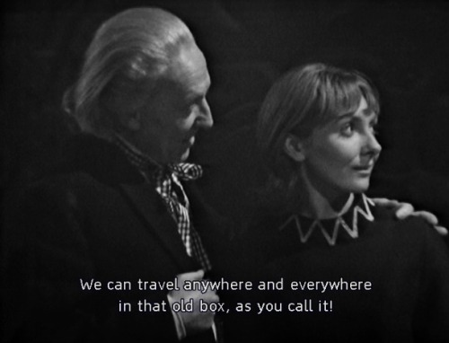 unwillingadventurer: The first companion to be invited into the TARDIS.