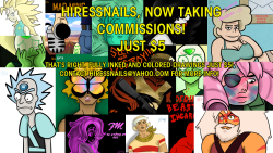hiressnails:  A contact email has been established for commission business only. I have never had an email address for actual business before. Just spam and various newsletters.