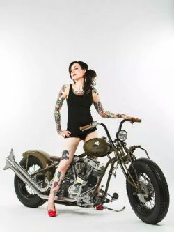 hotrodzandpinups:  Friday Pin Ups and Sexy Inkwww.hotrodzpinups.com