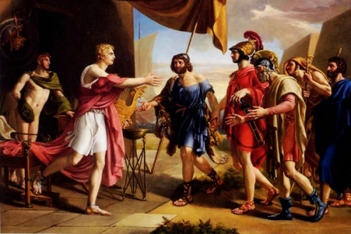 persephomne:The Song of Achilles + PaintingsAchilles is playing the lyre when they arrive. There are