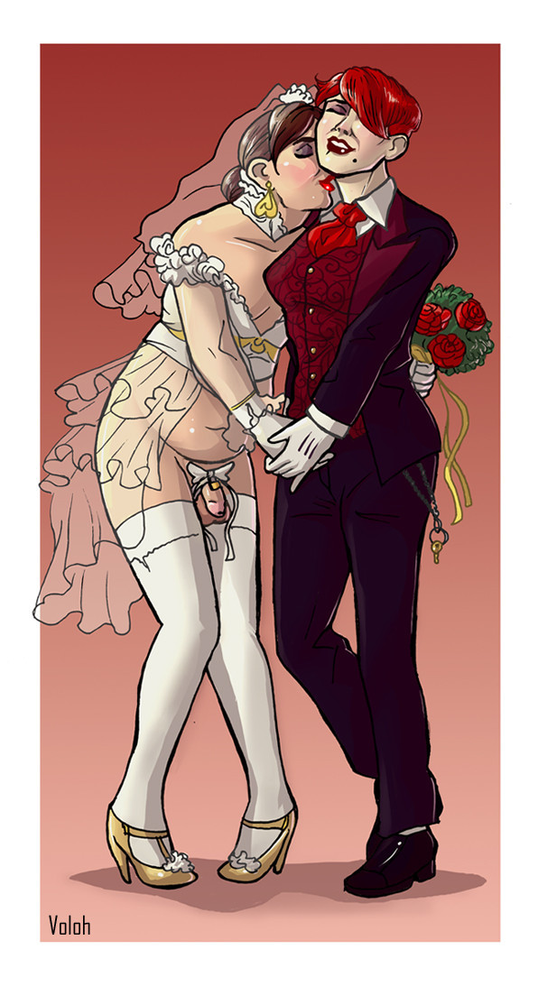 blackmic18:That’s way it should be the sissy wife husband on wedding day to be
