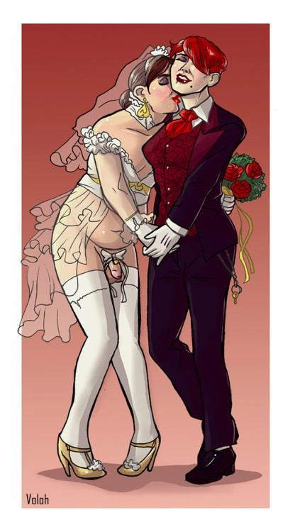 blackmic18:That’s way it should be the sissy wife husband on wedding day to be dressed. And pe