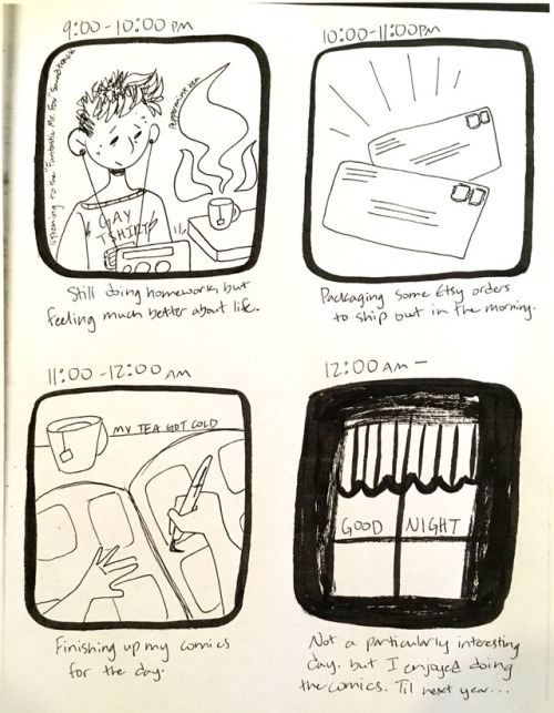 Here are my hourlies from yesterday!