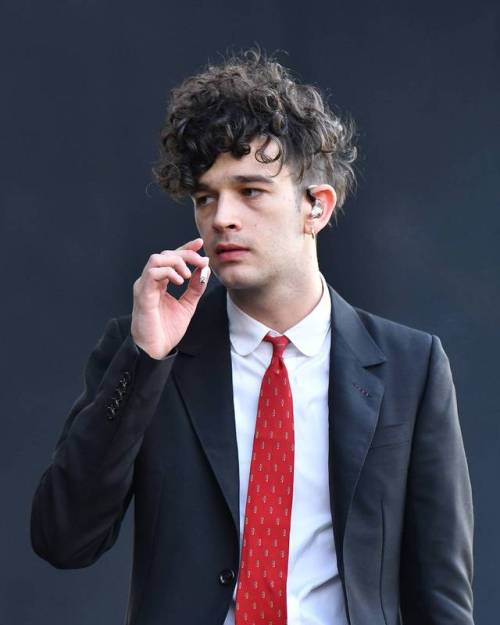 the1975hqs:Matty Healy performing at Lollapalooza Chile - April 1 Credit: Rodrigo Rocco