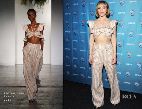 Katherine McPhee wearing Zimmermann at the Broadway.com Audience Choice Awards.05/24/18Credit: RCFA