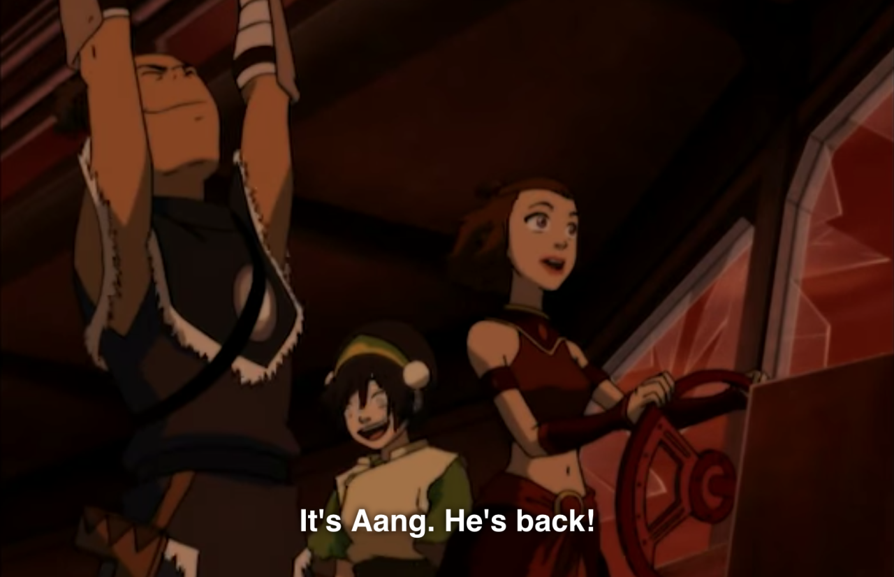 Aang Rescues Bumi From Azula ⛓ Full Scene
