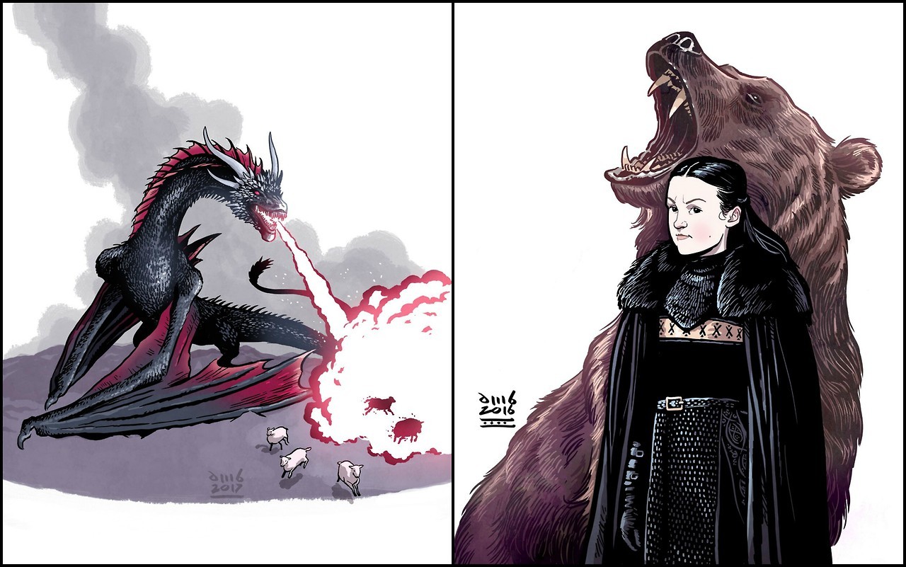 coolpops: Game of Thrones Series |  David M. Buisán - links for prints and other