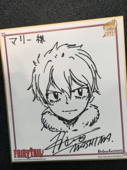 rieriebee:  Mashima-sensei drew me GRAY AND