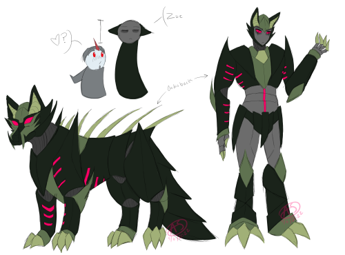 Say hello to my Predacon son, Fenrir! He’s a clone and fiercely loyal to Starscream. He’