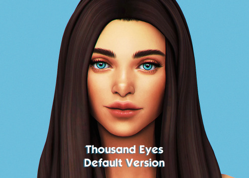 tiosims: THOUSAND EYES DEFAULT VERSION You can also check the facepaint version Credit: @liahxsimblr