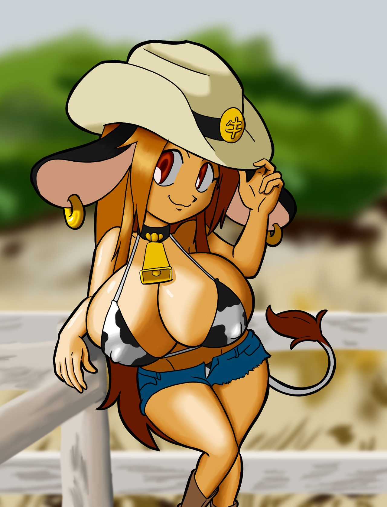 graphiteknight:  tansau: A literal and figurative cowgirl for @graphiteknight. Happy