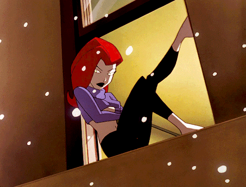 justiceleague:Poison Ivy in The New Batman Adventures, 1.01 “Holiday Knights”