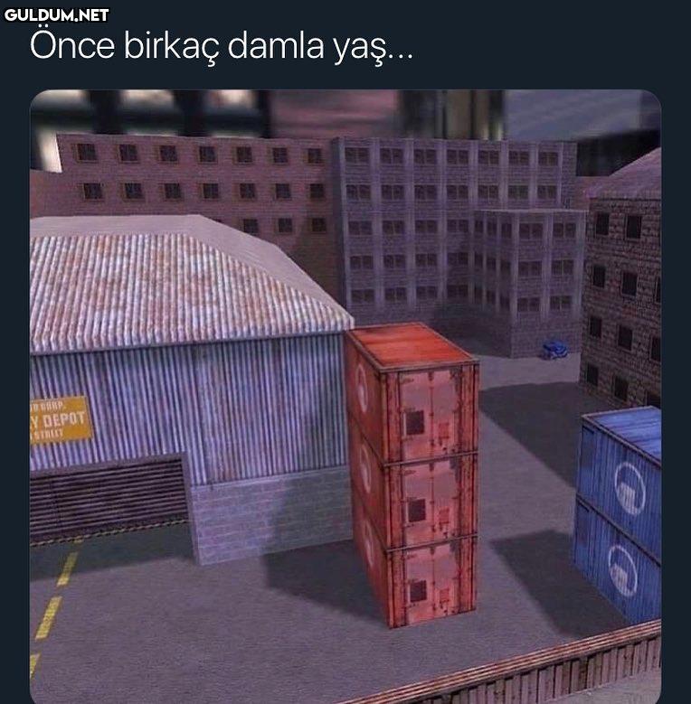 önce birkaç damla...