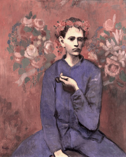 Pablo Picasso - Boy with Pipe (1905)