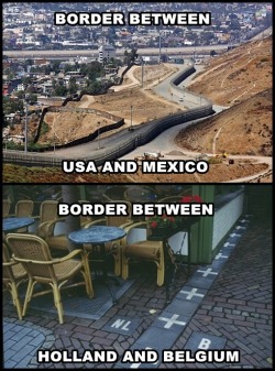 agentofawesome:  sonofgrim:  gunrunnersarsenal:  bunny-virus:  exoticwaves:  we’re such assholes in the US omg  It’s not even funny.  Border between “west” and “east” germany…     Border between Australia and everywhere  