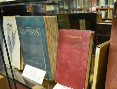 cair–paravel:Ulysses Rare Books, Dublin. It is focussed primarily on Irish authors, and the shop awning is the exact same shade of blue that James Joyce demanded for the cover of Ulysses (matching the blue of the Greek flag).