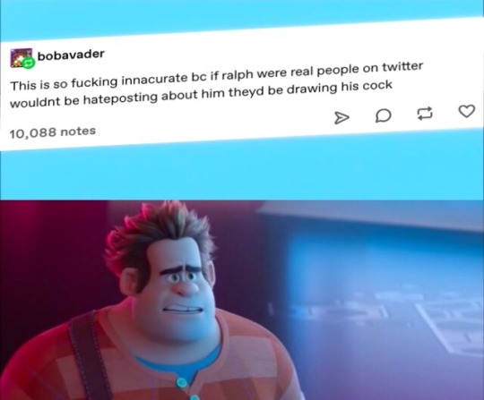 gingeygal: bobavader:  vicholas:   vicholas: Ralph Breaks the Internet is already a horrible movie but I just can’t begin to imagine how bad it will age Imagine 30 years from now having to explain to people that Disney was trying to do something DARING