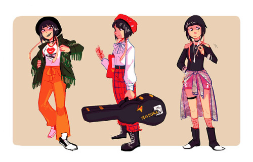 sharkbomb:BNHA fashion girls