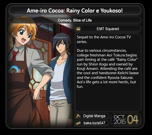 Ame-iro Cocoa: Side G - Episódios - Saikô Animes