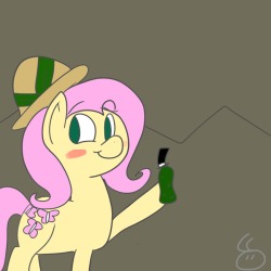 flutter-lost:  oh look something you like….maybe… ———————————————————————— i love pickles with top hats! thank you thankiiii  x3! *giggles*