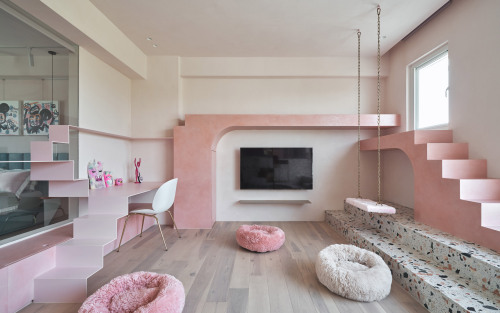 the pink house by KC Design