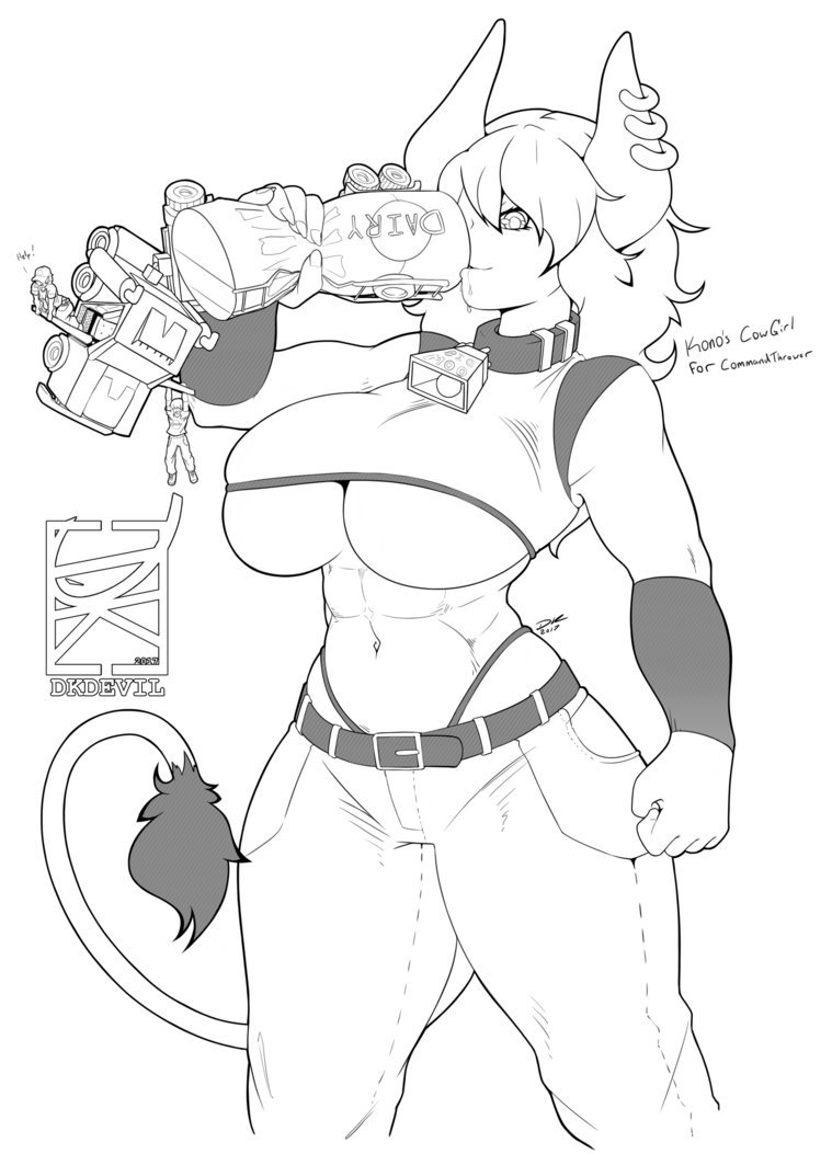 dkdevil:   This here was a Patreon sketch for CommandThrower for August~ He asked