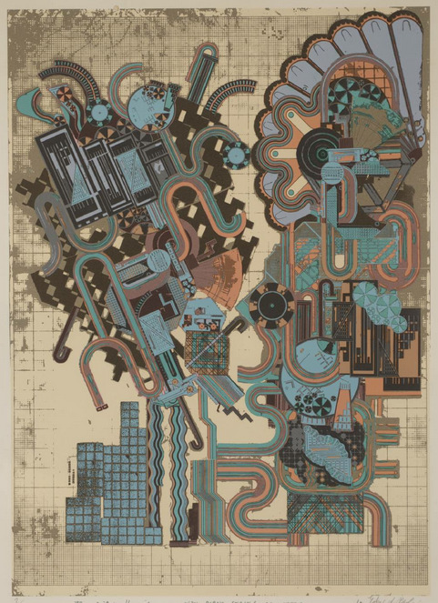 hideback: Eduardo Paolozzi (Scottish, 1924-2005) Paolozzi was fascinated by the convergence of scien