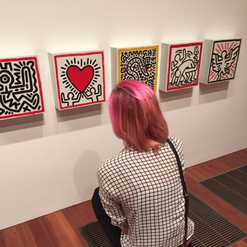 tinybitchbaby:got to hang out with Keith Haring today