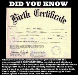 xlkyng10:  When your birth certificate was