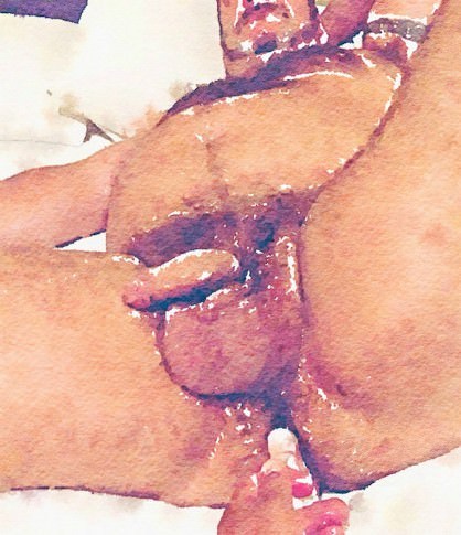 z-gazm: フィスト、その後に♥A prostate massage by a Z-gazm is done after fist fuck.ビデオモデルの洋熊さんを、フィストファッ