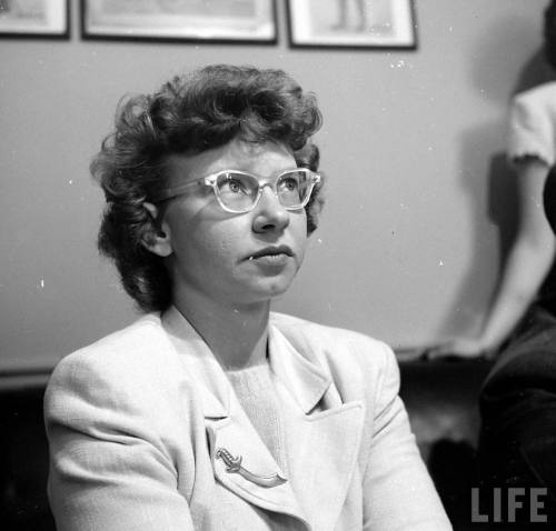 Unemployed New Jersey school teacher(Martha Holmes. 1949)