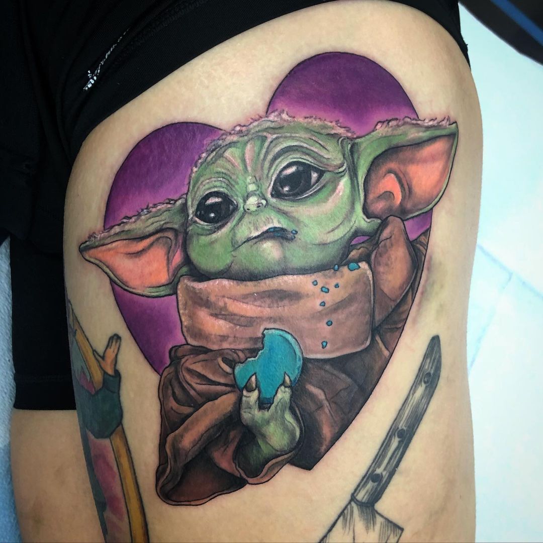Insanely Adorable Baby Yoda Tattoos (Yes, Already.)