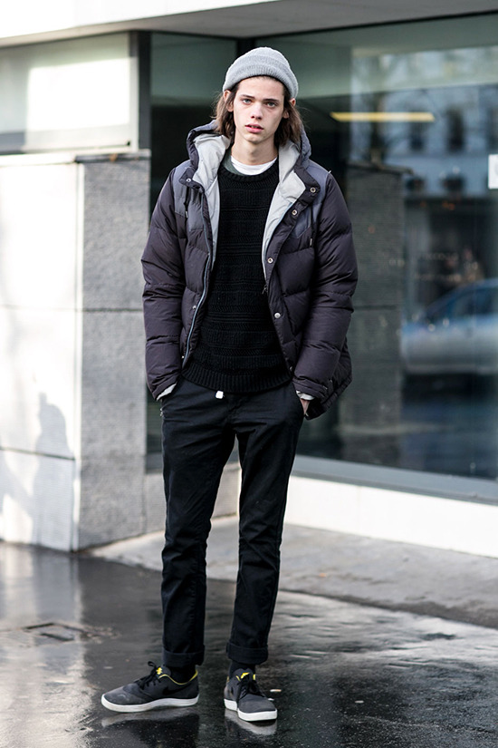 male model street style