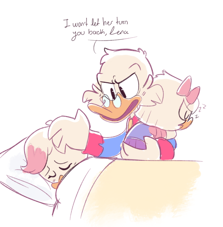 tricia-morvill:Sooo, I kept seeing posts about Scrooge adopting Lena and how he’s