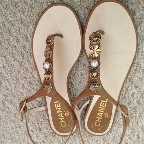 (via Chanel sandals)